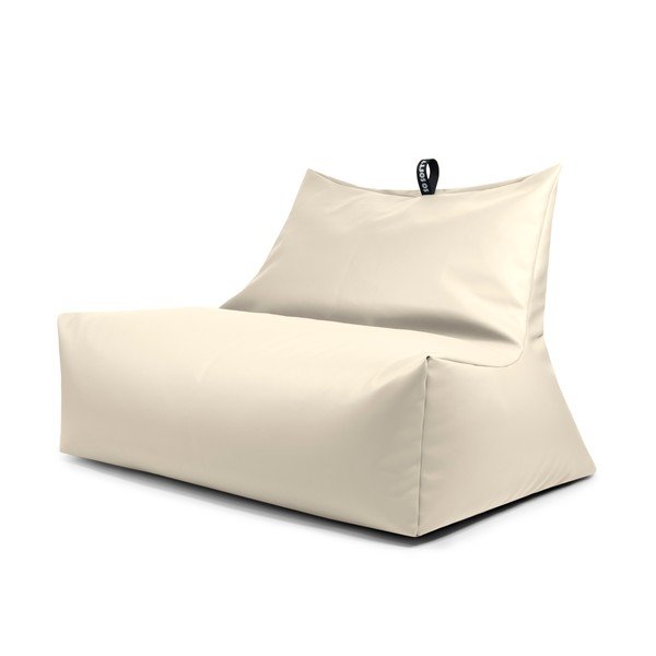Beżowy worek do siedzenia z imitacji skóry Icy Sofa – So Soft?