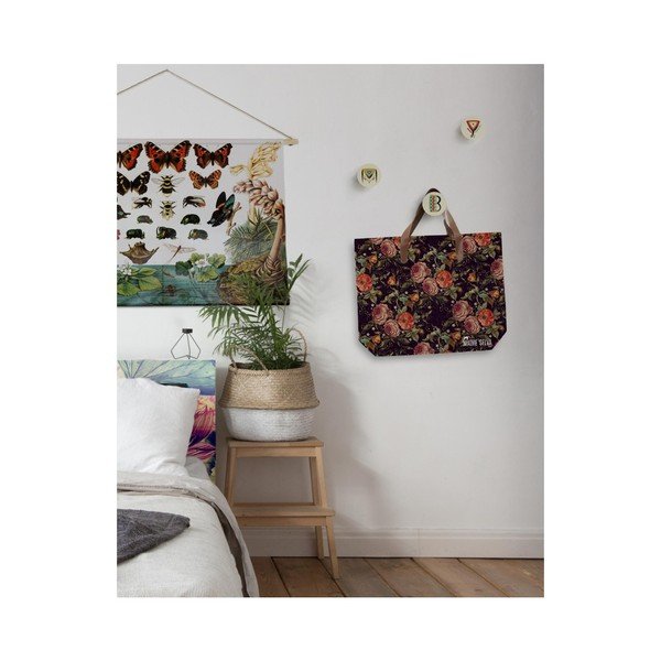 Płócienna torba z uchem z ekoskóry Madre Selva Cara-image-1