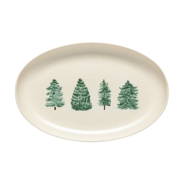 Kamionkowa taca ze świątecznym motywem 26x41 cm Pacifica Christmas Tree – Casafina
