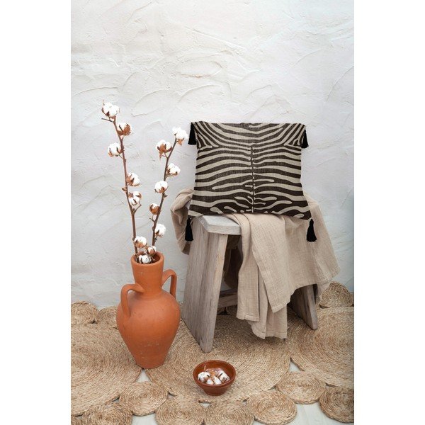 Poduszka dekoracyjna Really Nice Things Borlas Zebra, 45x45 cm-image-1