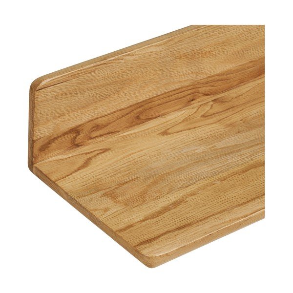 Półka z litego drewna dębowego w jasnym naturalnym kolorze 40 cm Salina – House Nordic-image-4