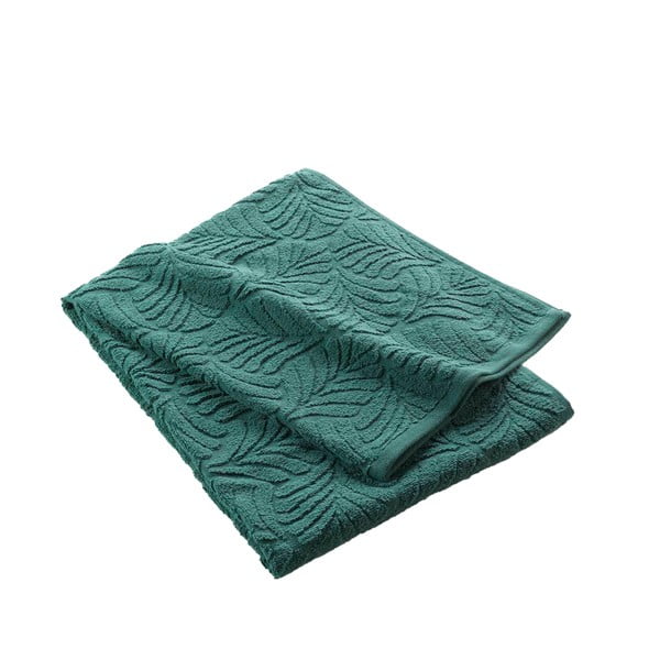 Zielony bawełniany ręcznik kąpielowy frotte 70x130 cm Madeira – douceur d'intérieur