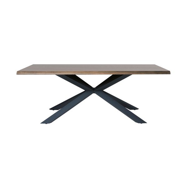 Stół z blatem w dekorze dębu 100x200 cm Arno – Unique Furniture-image-1