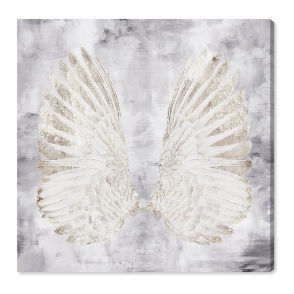Obraz Oliver Gal My Amethyst Angel Wings, 40x40 cm