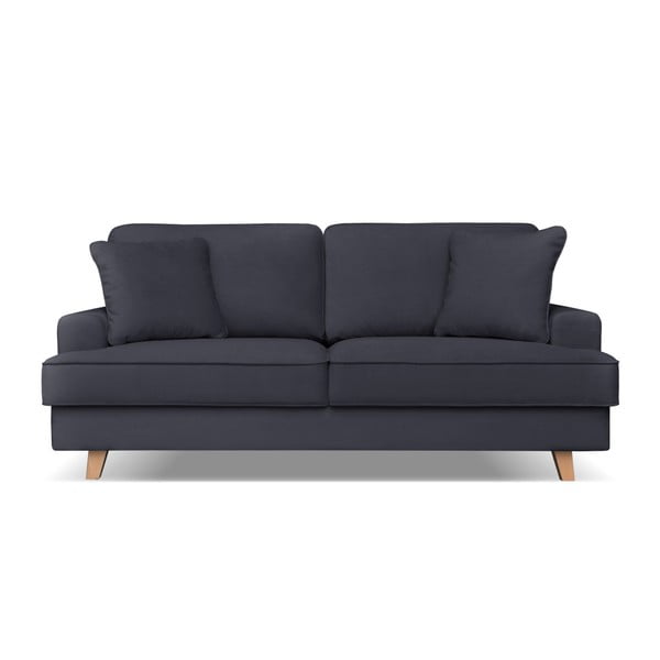 Ciemnoszara sofa 3-osobowa Cosmopolitan design Madrid