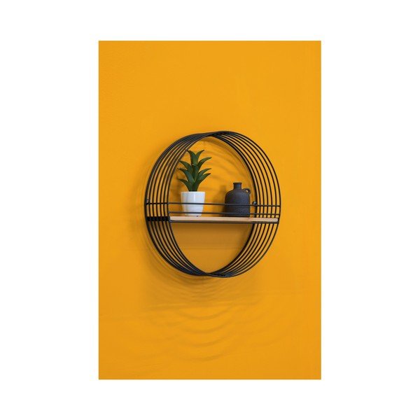 Czarna półka Leitmotiv Round-image-2
