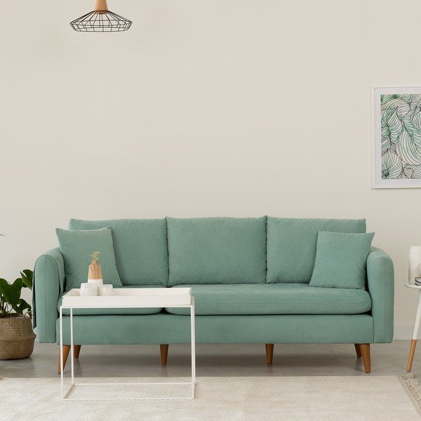 Jasnoniebieska sofa 215 cm Sofia – Balcab Home-image-1