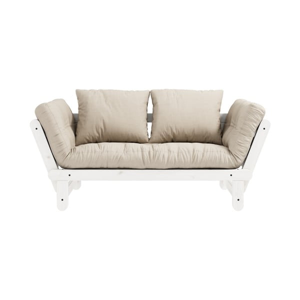 Sofa rozkładana Karup Design Beat White/Beige