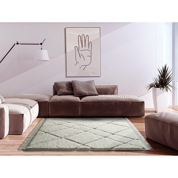 Beżowy dywan Universal Kai Line, 75x155 cm-image-1