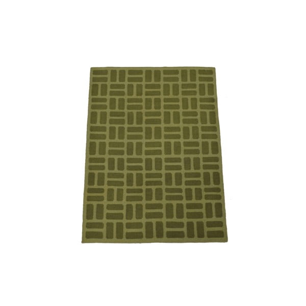Ręcznie tkany dywan Green Kilim, 120x180 cm