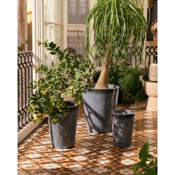 Ceramiczne doniczki zestaw 3 szt. ø 47 cm Rotja – Kave Home-image-1