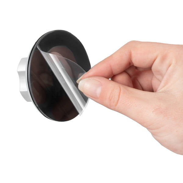 Narożna samoprzylepna metalowa półka łazienkowa w kolorze srebra Bestlock Bath – Compactor-image-3