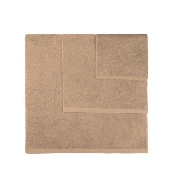 Zestaw 3 brązowych ręczników Artex Alfa-image-1