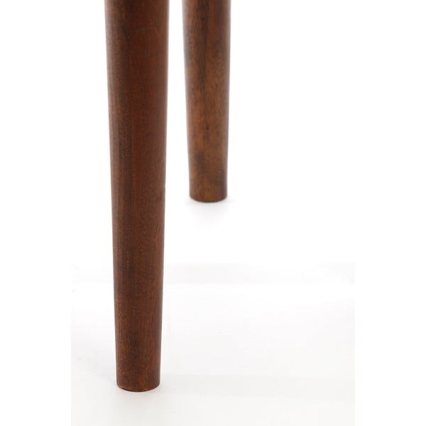 Okrągły stolik z litego drewna akacjowego ø 49 cm Qiano – Light & Living-image-2