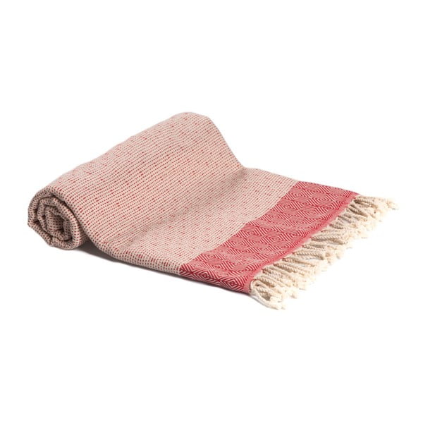 Ręcznik hammam z ręcznie tkanej bawełny ZFK Asne, 180x100 cm
