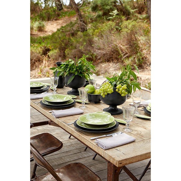 Jasnozielony głęboki talerz kamionkowy Costa Nova Riviera, ⌀ 25 cm-image-1