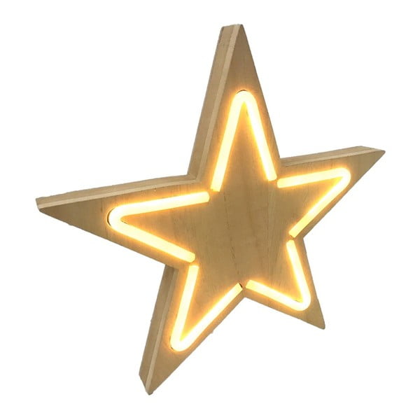 Dekoracyjna gwiazda świetlna Maiko, 37x13
  cm