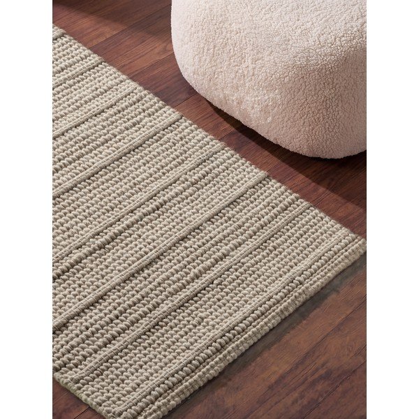 Kremowy wełniany chodnik tkany ręcznie 80x250 cm Camden Parker – Ted Baker-image-3