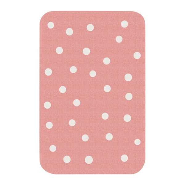 Różowy dywan dziecięcy Zala Living Dots, 67x120 cm