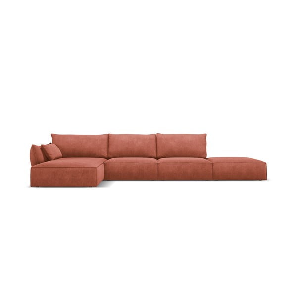 Czerwony narożnik (lewostronny) Vanda – Mazzini Sofas