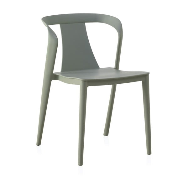 Jasnozielone plastikowe krzesła zestaw 4 szt. Kona – Geese