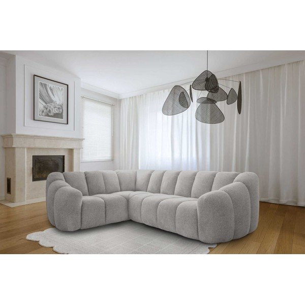 Jasnoszary narożnik (lewostronny/w kształcie litery L) Shell – Miuform-image-1