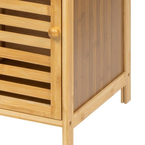 Bambusowy regał łazienkowy w naturalnym kolorze 35x140 cm Auren – Bonami Essentials-image-4
