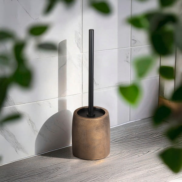 Ceramiczna szczotka do WC w kolorze brązu Tremea – Wenko-image-1