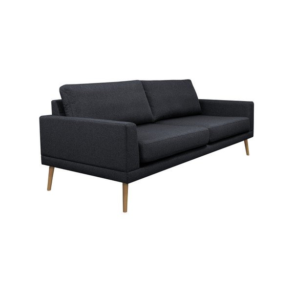 Czarna sofa 3-osobowa Helga Interiors Vega-image-2