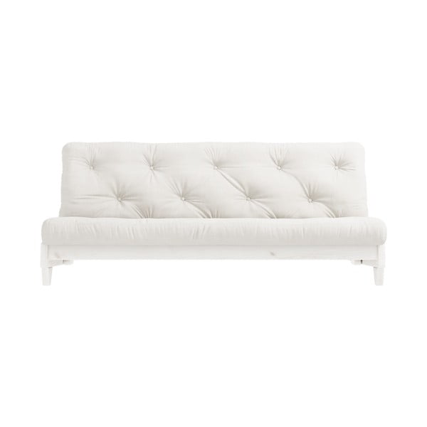 Sofa rozkładana z jasnobeżowym pokryciem Karup Design Fresh Black/Linen