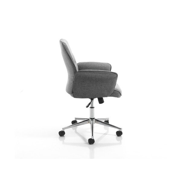 Szare krzesło biurowe Tomasucci Dony, wys. 100 cm-image-1