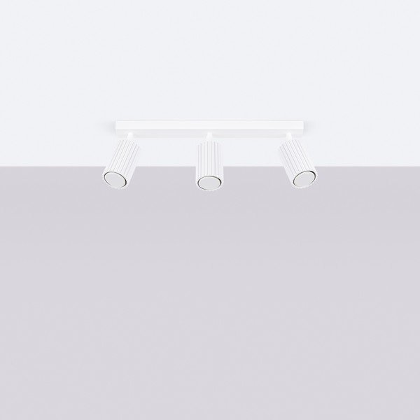 Biała lampa punktowa 6,5x45 cm Gleam – Sollux-image-4