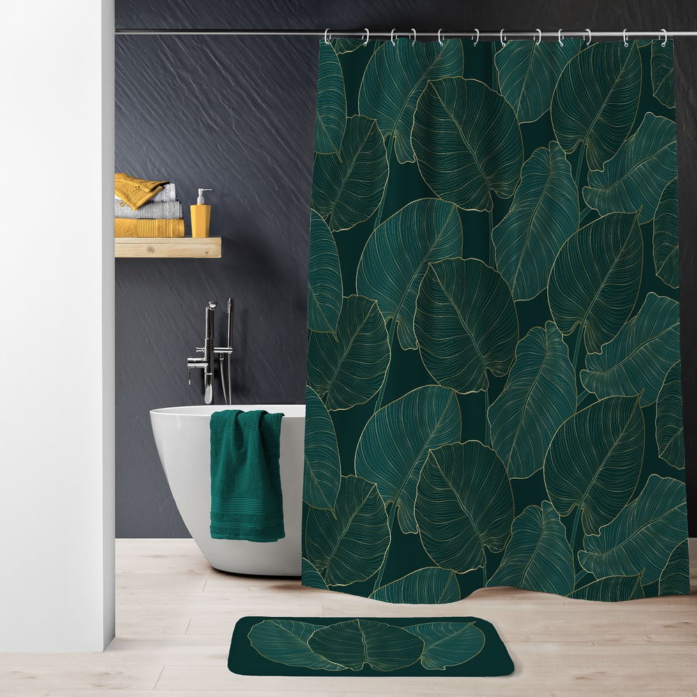 Zasłona prysznicowa 180x200 cm Jade – douceur d'intérieur (zdjęcie 3)