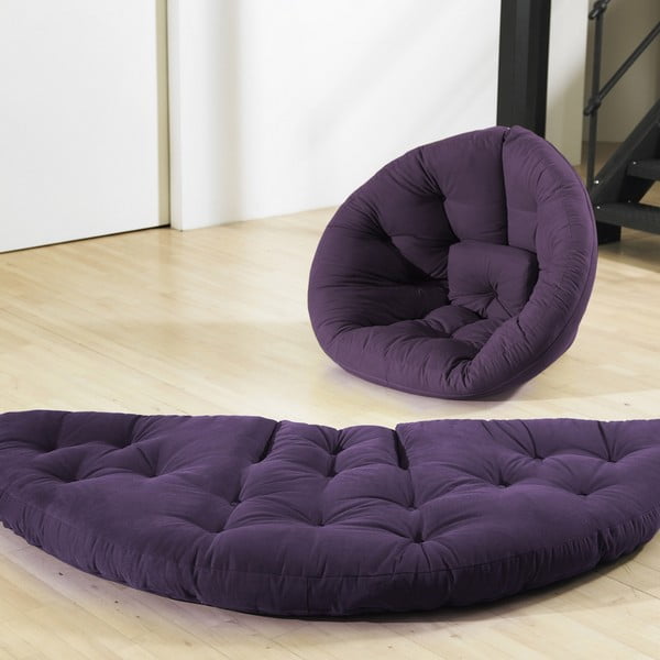 Fotel rozkładany Karup Baby Nest Purple-image-1