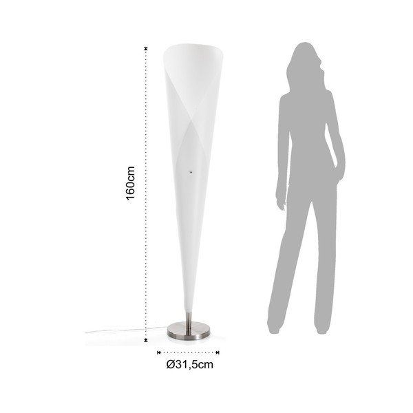 Biała lampa stojąca Tomasucci Juko-image-1