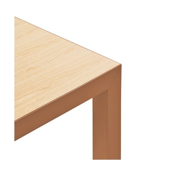 Stół z blatem z drewna dębowego 75x180 cm Alma – Teulat-image-4