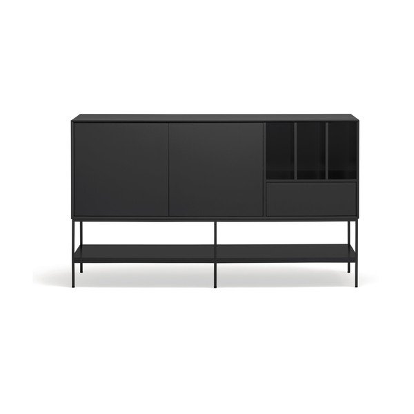 Czarna komoda 166x98x45 cm Platt – Teulat