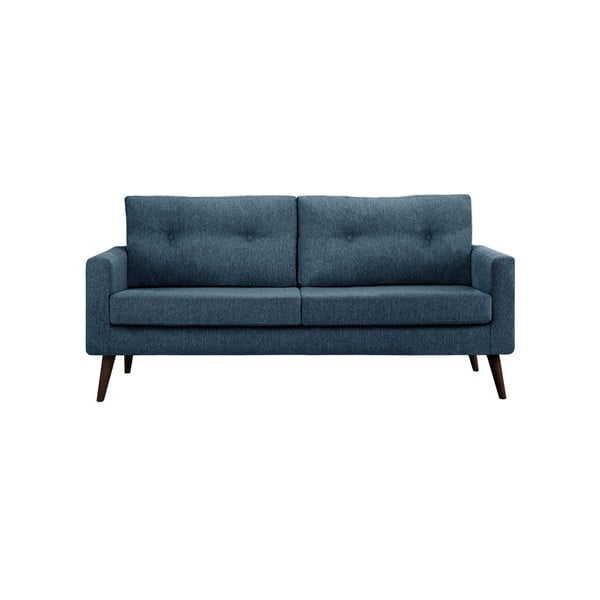 Niebieska sofa 3-osobowa Rodier Beaver