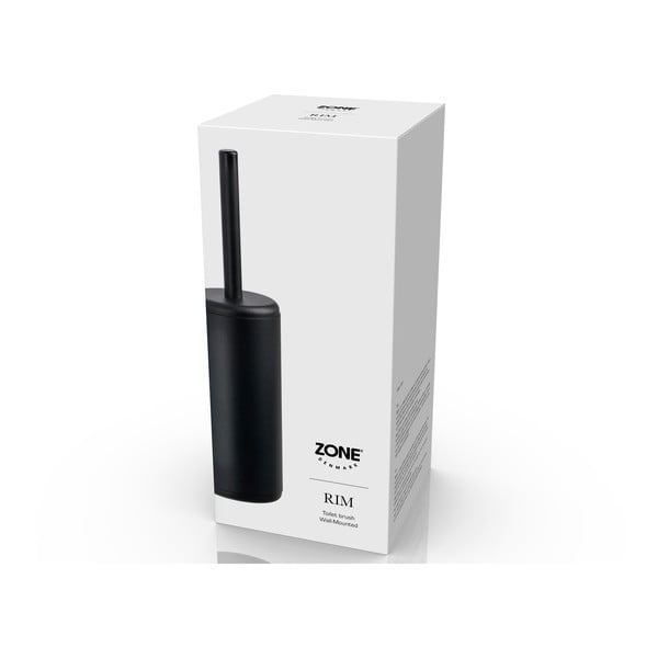 Czarna ścienna metalowa szczotka do WC Rim − Zone-image-1