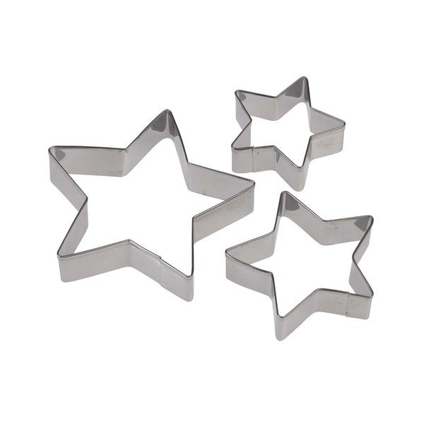 Zestaw 3 foremek do wykrawania ciastek Rex London Christmas Star-image-1