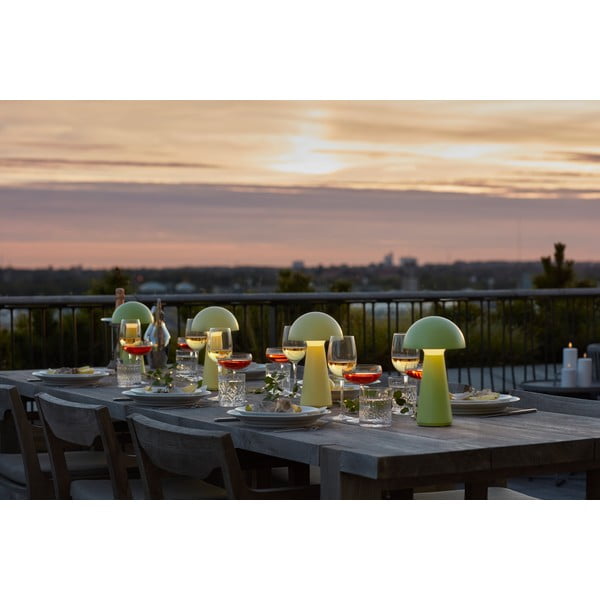 Zielona lampa stołowa LED ze zdalnym sterowaniem (wysokość 28 cm) Sam – Sirius-image-4