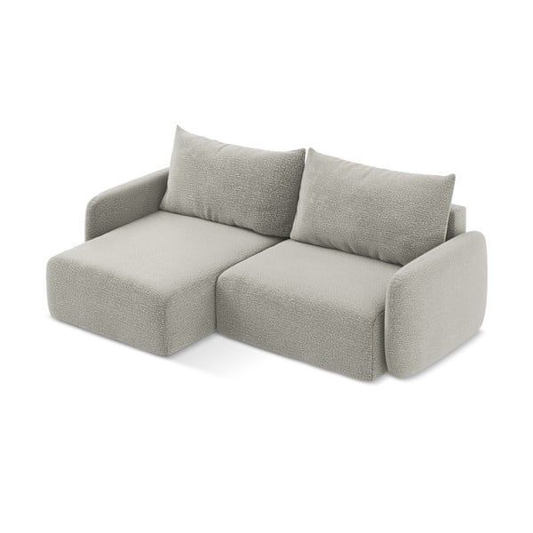 Jasnoszary rozkładany/ze schowkiem narożnik (lewostronny) Kalena – Makamii-image-3