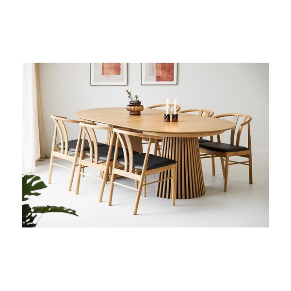 Rozkładany stół z dodatkowym blatem w dekorze dębu Osaka – House Nordic-image-1