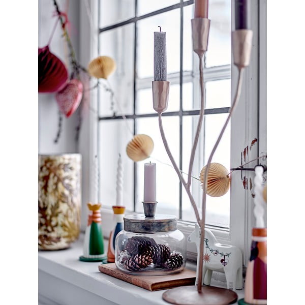 Drewniane świeczniki ze świątecznym motywem zestaw 3 szt. Betiel – Bloomingville-image-1