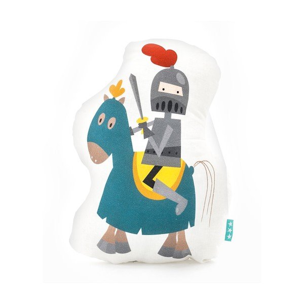 Poduszka bawełniana Mr. Fox Knight, 40x30 cm