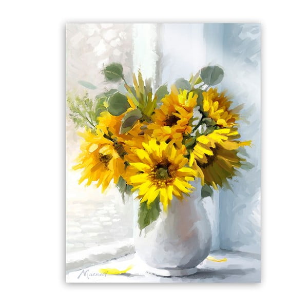 Obraz Styler Canvas Flowers Sunflowers, 60x80 cm