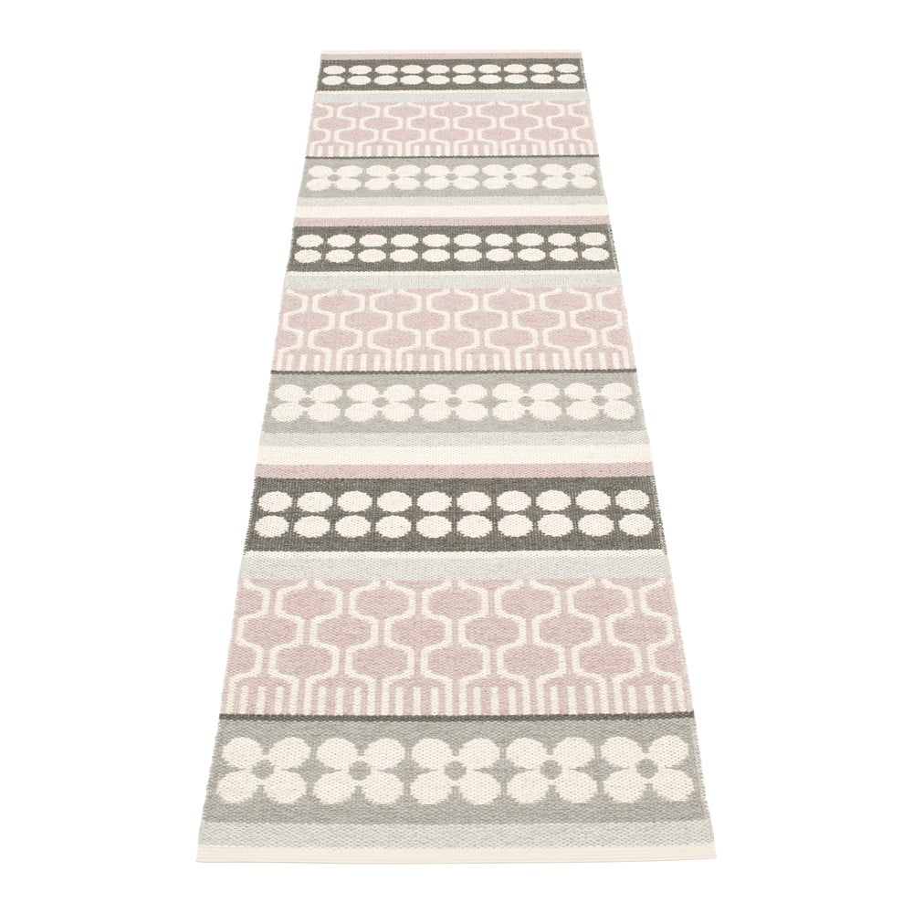 Jasnoróżowo-szary chodnik odpowiedni na zewnątrz 70x270 cm Asta Pale Rose – Pappelina