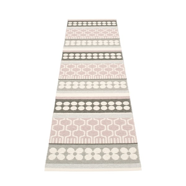 Jasnoróżowo-szary chodnik odpowiedni na zewnątrz 70x270 cm Asta Pale Rose – Pappelina