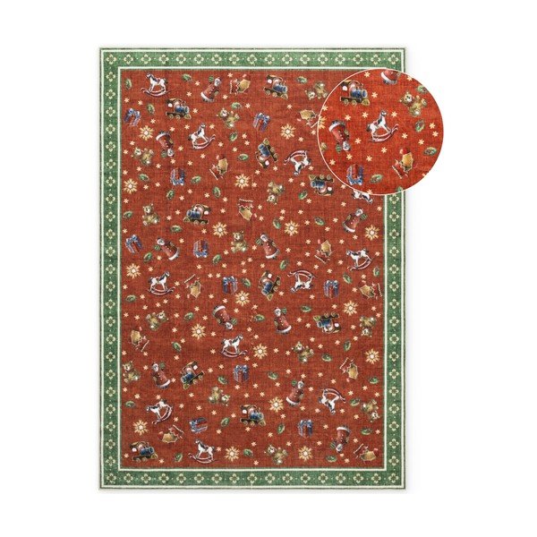 Czerwony/zielony dywan ze świątecznym motywem 160x230 cm Toy's Delight Nostalgic Noel Red Green – Villeroy&Boch