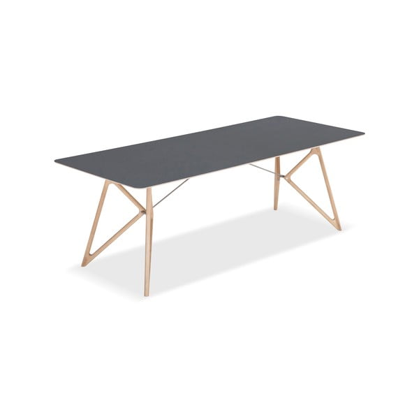 Stół z litego drewna dębowego 220x90 cm Tink – Gazzda